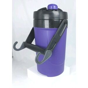 Igloo 1/2 Gallon‎ Ultratherm Water Jug Beverage Carry Purple Black Hooks Hanging